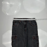 Cruise West Cargo Cargo Pants - 34W 29L Gray Denim