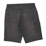 Dickies Denim Shorts - 34W 11L Black Cotton