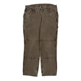 Unbranded Carpenter Trousers - 36W 30L Brown Cotton