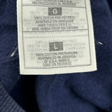 Fruit Of The Loom Single Stitch T-Shirt - Large Navy Cotton