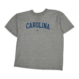 Carolina Nike College T-Shirt - XL Grey Cotton