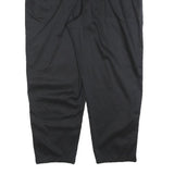 LEE Mens Relaxed Black Cotton Blend Trousers W34 L28 Casual Zip Closure Comfort