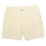DICKIES Womens Shorts Beige Casual Cotton Blend XL W40 Workwear Relaxed Fit