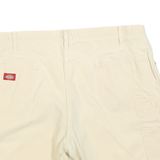 DICKIES Womens Shorts Beige Casual Cotton Blend XL W40 Workwear Relaxed Fit