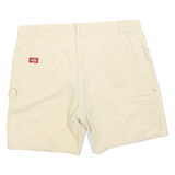 DICKIES Womens Shorts Beige Casual Cotton Blend XL W40 Workwear Relaxed Fit