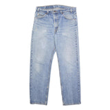 LEVI'S 505 Mens Jeans Blue Regular Straight Denim Medium W34 L30 Classic Casual