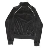 CHAMPION Womens Black Zip Jacket M Polyester Blend Plain Sports Casual Track