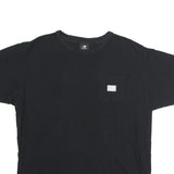 NEW BALANCE Mens Black Pocket T-Shirt L Short Sleeve Crew Neck Cotton Casual