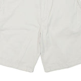 NAUTICA Mens Shorts White Casual Classic L W32 Comfortable Cotton Blend
