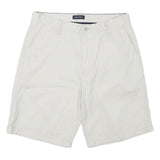 NAUTICA Mens Shorts White Casual Classic L W32 Comfortable Cotton Blend