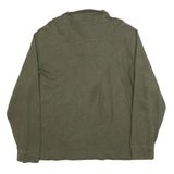 POLO RALPH LAUREN Mens Green Pullover Plain V-Neck Basic Knit XL Cotton Blend