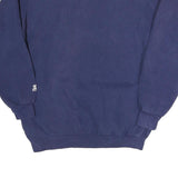 STARTER Mens Blue Crew Neck L Cotton Blend Sweatshirt Pullover Casual Retro