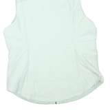THE NORTH FACE Womens White Outdoor Sleeveless Jacket L Polyester Blend Zip