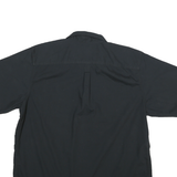 WRANGLER Mens Black Short Sleeve Shirt XL Casual Cotton Blend Button