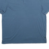 CALVIN KLEIN Mens Blue Short Sleeve Plain XL Cotton Polo Shirt Casual Basic Tee