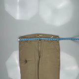 Carhartt Carpenter Trousers - 37W 34L Beige Cotton