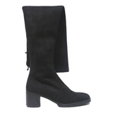 BUFFALO Womens Black Knee High Synthetic Boots UK 5 Stylish Comfortable