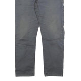 CARHARTT Mens Jeans Grey Slim Slim Straight Denim Medium W34 L27 Cotton Blend
