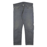 CARHARTT Mens Jeans Grey Slim Slim Straight Denim Medium W34 L27 Cotton Blend