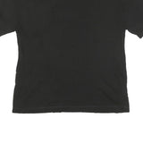 PUMA Womens Black Graphic T-Shirt M Short Sleeve Crew Neck Logo Stripe