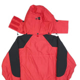 MAMMUT Womens Red & Black Outdoor Jacket M Polyester Zip Hooded