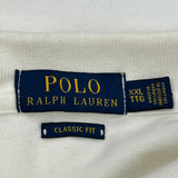 Polo By Ralph Lauren Polo Shirt - 2XL White Cotton