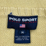 Polo Sport Sweater - Medium Yellow Cotton