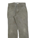 CARHARTT Mens Jeans Khaki Relaxed Straight Denim Medium W31 L32 Workwear
