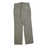 CARHARTT Mens Jeans Khaki Relaxed Straight Denim Medium W31 L32 Workwear