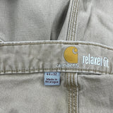 Carhartt Carpenter Trousers - 40W 32L Khaki Cotton