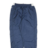 REEBOK Mens Joggers Blue S W26 L30 Polyester Blend Slim Tapered Fit Sportswear