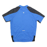 PEARL IZUMI Mens Blue & Black Cycling Jersey XL Short Sleeve Zip Neck