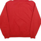 GILDAN Mens Red Black Hills Wolves Football Pullover Hoodie M Sports Graphic