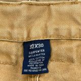 Unbranded Carpenter Pants - 32W 30L Beige Cotton