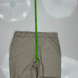 Carhartt Carpenter Trousers - 40W 30L Beige Cotton