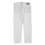 LEVI'S 501 BIG E Womens Jeans White Regular Straight Denim Raw W30 L28 Vintage