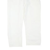 DICKIES Mens Cotton Blend White Regular Fit Straight Leg Trousers W40 L30