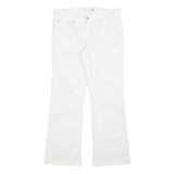 LEVI'S 515 Womens Jeans White Slim Bootcut Denim W30 L28 Signature Stitching