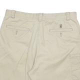 NAUTICA Mens Beige Casual Cotton Blend XL W34 Classic Fit Shorts