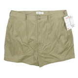 MIGROS Mens Shorts Beige Casual Plain L W34 Summer Cotton Lightweight