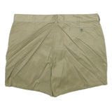 MIGROS Mens Shorts Beige Casual Plain L W34 Summer Cotton Lightweight