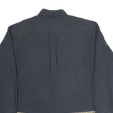 TOMMY HILFIGER Mens Navy & Yellow Check Shirt XL Button Down Cotton Casual