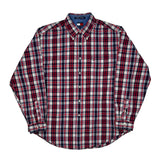 Tommy Hilfiger Checked Shirt - XL Blue Cotton