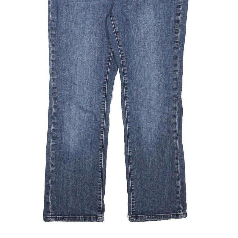 WHITE STUFF Womens Slim Fit Blue Denim Jeans W30 L24 Embroidered Pocket Detail