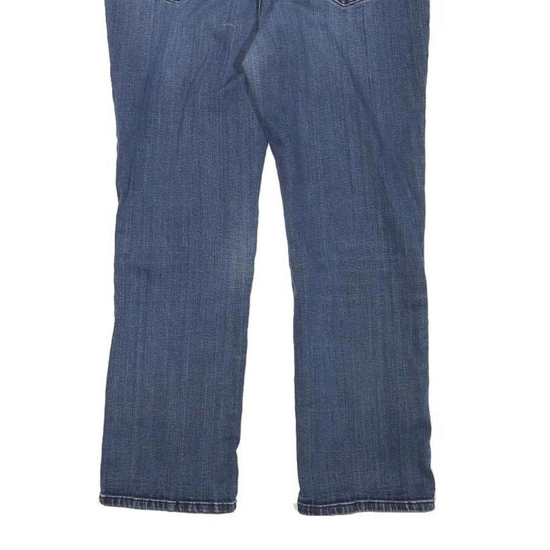 WHITE STUFF Womens Slim Fit Blue Denim Jeans W30 L24 Embroidered Pocket Detail