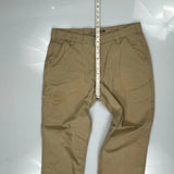 Carhartt Double Knee Carpenter Trousers - 34W 30L Beige Cotton