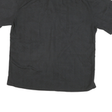 BATIK BAY Mens Black Polyester Blend Shirt L Short Sleeve Button Casual