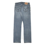 LEVI'S 505 Mens Jeans Blue Regular Straight Denim Medium W30 L31 Classic Cotton