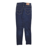 LEVI'S 721 Womens Jeans Blue Slim Skinny Denim Medium W25 L25 Stretch Zip Fasten