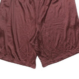 CHAMPION Mens Shorts Maroon M W30 Mesh MMA Logo Casual Athletic